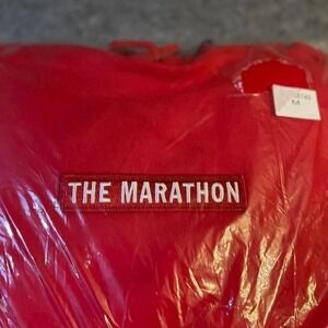 The Marathon Clothing Victory Lap Box Logo Hoodie Red Mens Size Medium NEW